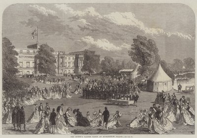 Het Tuinfeest van de Koningin in Buckingham Palace door Sir John Charles Robinson